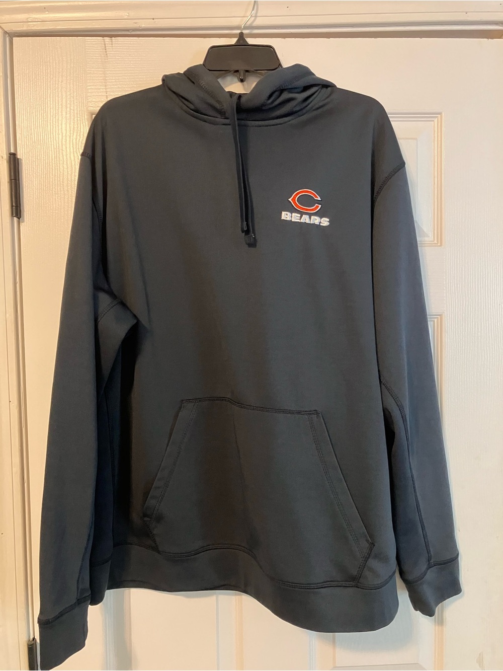 Chicago Bears NFL Blue Hooded Sweatshirt Mens Size XXL